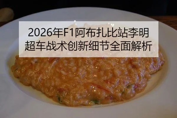 2026年F1阿布扎比站李明超车战术创新细节全面解析